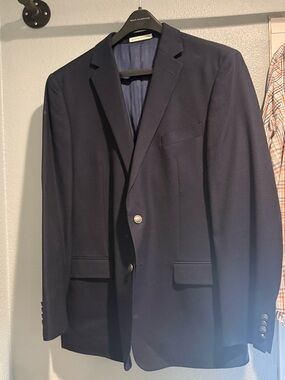 Joseph Abboud Men's Navy Single-Breasted Blazer - Classic Tailored Style